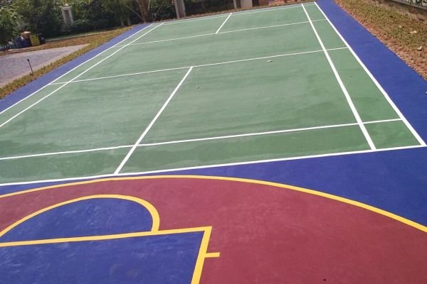 A Private Residence – Badminton & Basketball Court, Kolenchery, Kochi