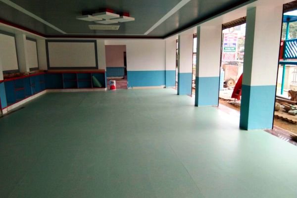 Depaul Public School LKG Class Flooring, Thodupuzha